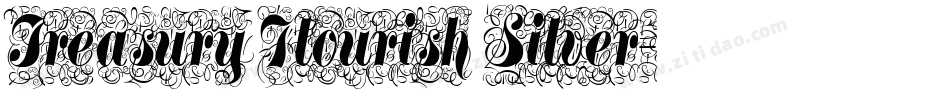 Treasury Flourish Silver字体转换